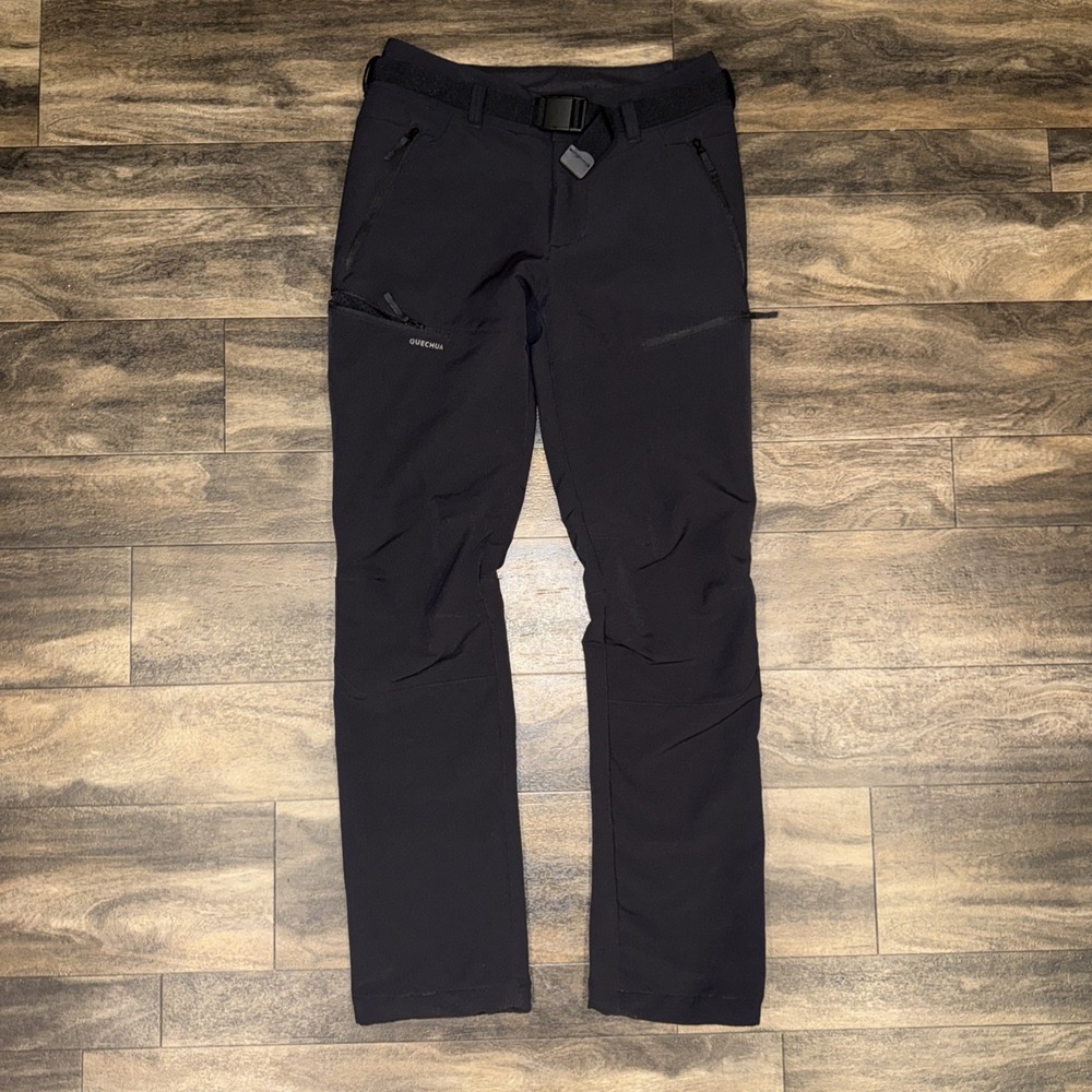 Quecha SH500 Stretch Warm Water-Repellent Snow Hiking Pants Men's 31x33 Black